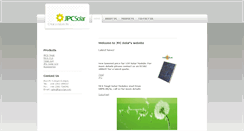 Desktop Screenshot of jpcsolar.com